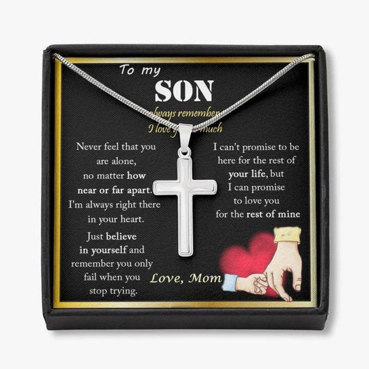 Son Necklace, To My Son Necklace, Gift For Son From Mom, Sentimental, Birthday Rakva
