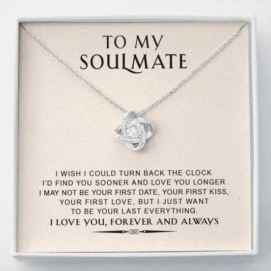 Girlfriend Necklace, Wife Necklace, To My Soulmate Necklace Gift “ Valentine Gift For Wife Future Wife Girlfriend Rakva