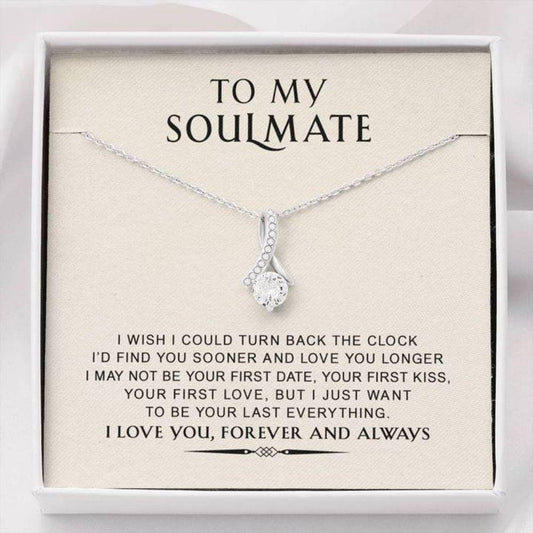 Girlfriend Necklace, Future Wife Necklace, Wife Necklace, To My Soulmate Necklace “ Valentine Gift Rakva