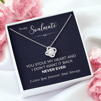 Girlfriend Necklace, Wife Necklace, To My Soulmate, You Stole My Heart Necklace “ Gift For Future Wife, Girlfriend, Fiance