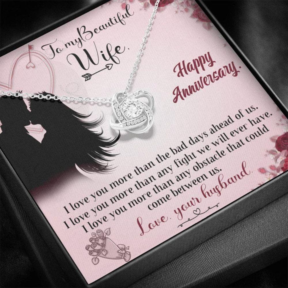 Wife Necklace, To My Wife Necklace Gift, Anniversary Gift For Wife From Husband