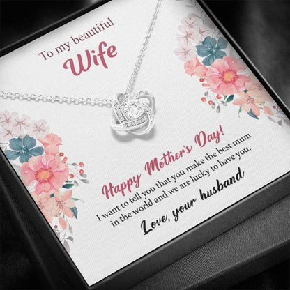 Wife Necklace, To My Wife Necklace, Gift For Wife From Husband, Best Mum Gift, Gift For Best Mom