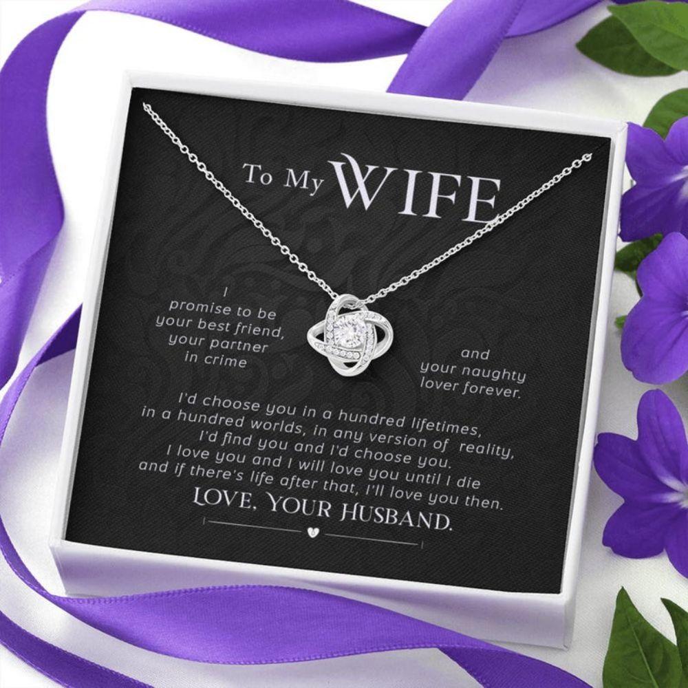 Wife Necklace, To My Wife Necklace Œi Promise To Be Your Best Friend” “ Gifts For Wife