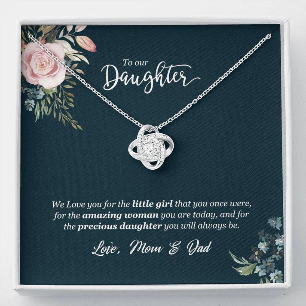 Daughter Necklace, To Our Daughter Necklace, Gift For Daughter From Mom & Dad, Daughter Birthday Gift