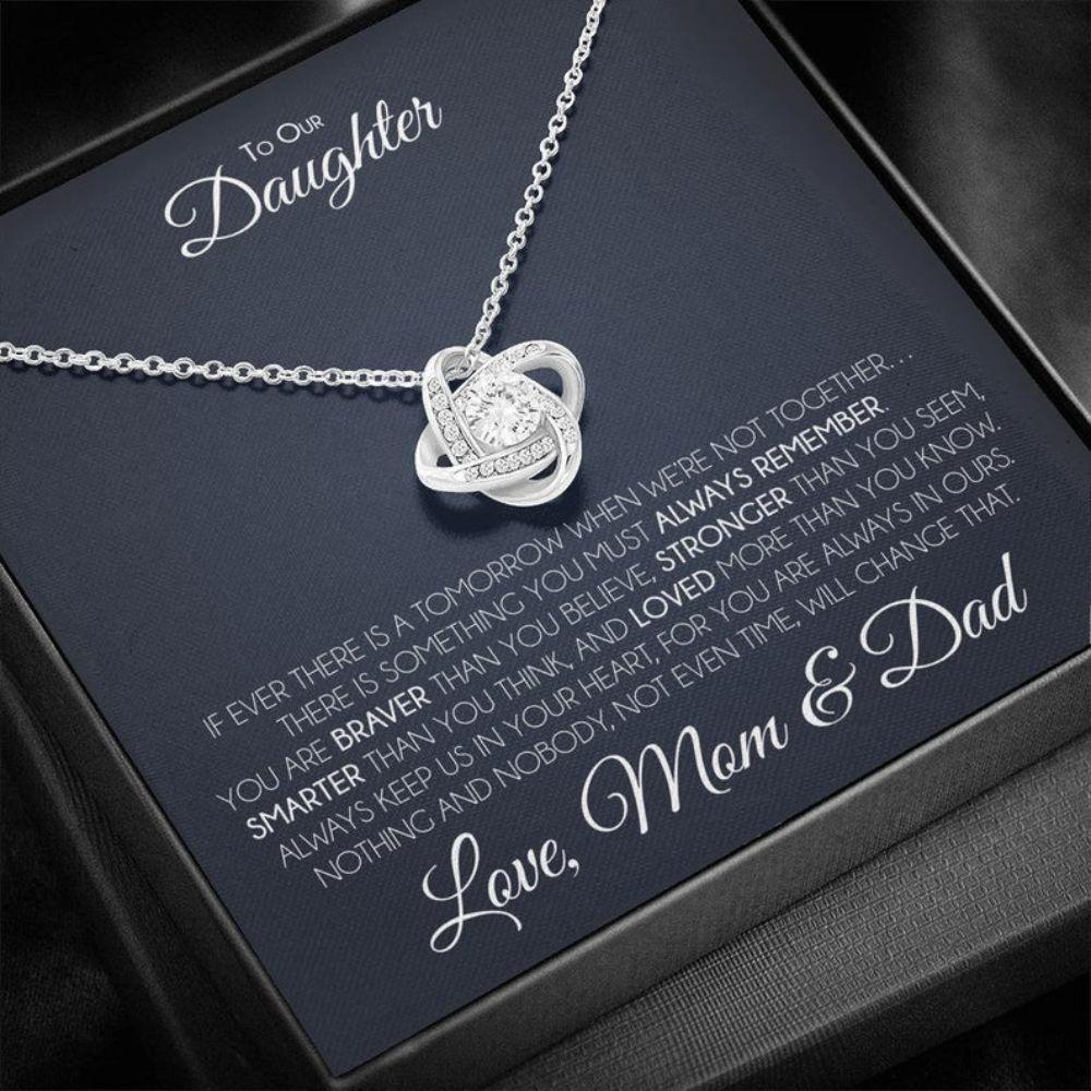Daughter Necklace, To Our Daughter Necklace Gift For Daughter From Mom & Dad, Grown Up Daughter
