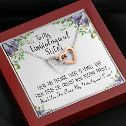 Sister Necklace, Unbiological Sister Necklace, Best Friend, Soul Sister, Bridesmaid Gift, Bff Gift
