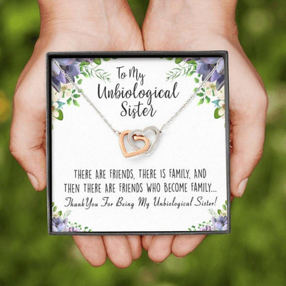 Sister Necklace, Unbiological Sister Necklace, Best Friend, Soul Sister, Bridesmaid Gift, Bff Gift