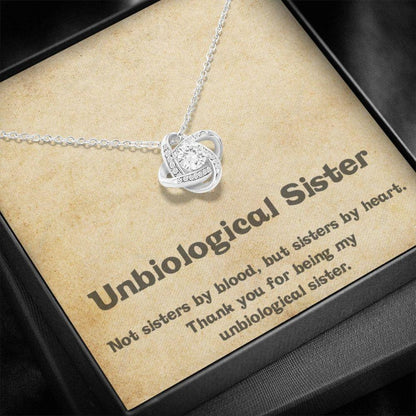 Sister Necklace, Unbiological Sister Necklace, Gift For Best Friend, Bestie, Bff, Soul Sister, Sister In Law
