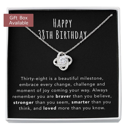 Wife Necklace, 38th Birthday Necklace Gift For Women, 38th Birthday Necklace Gift For Her, 38 Year Old Gift