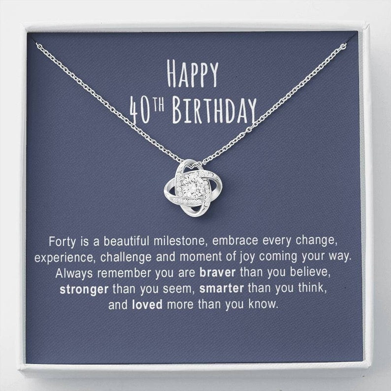 Wife Necklace, 40th Birthday Necklace Gift For Her, 40th Birthday Necklace Gift For Women, 40th Birthday Jewelry