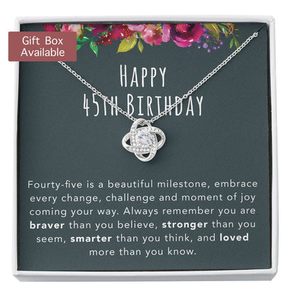 Wife Necklace, 45th Birthday Necklace Gift For Women, 45th Birthday For Women, 45th Birthday Necklace Gift For Her 