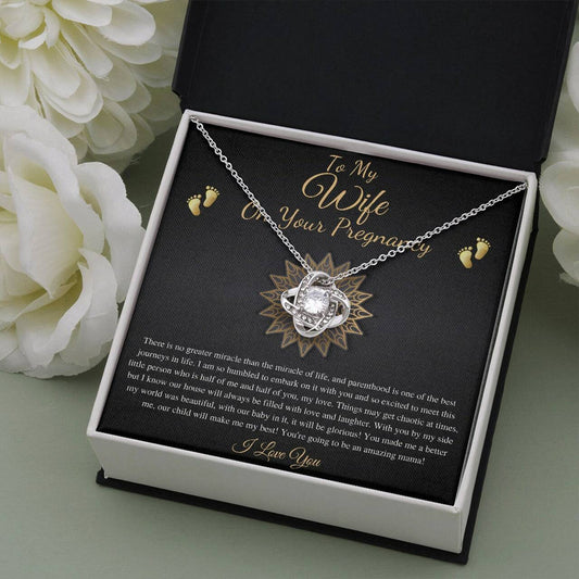 Wife Necklace, Expecting Mom Gift For Pregnant Wife Necklace To My Wife On Your Pregnacy