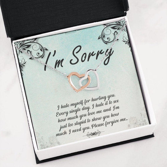 Wife Necklace, Girlfriend Necklace, Apology Gift For Her, Forgiveness Gift, Sorry Gift For Wife, Girlfriend, Unique Apology Necklace