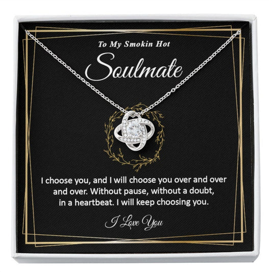 Wife Necklace, Girlfriend Necklace, Soulmate Necklace For Women Gift For Her Anniversary Valentine's Day Necklace For Her
