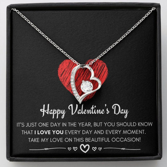 Wife Necklace, Girlfriend Necklace, Valentine's Day Necklace Gift For Her, Valentines Card, Valentine's Day Present, Valentine's Day Necklace
