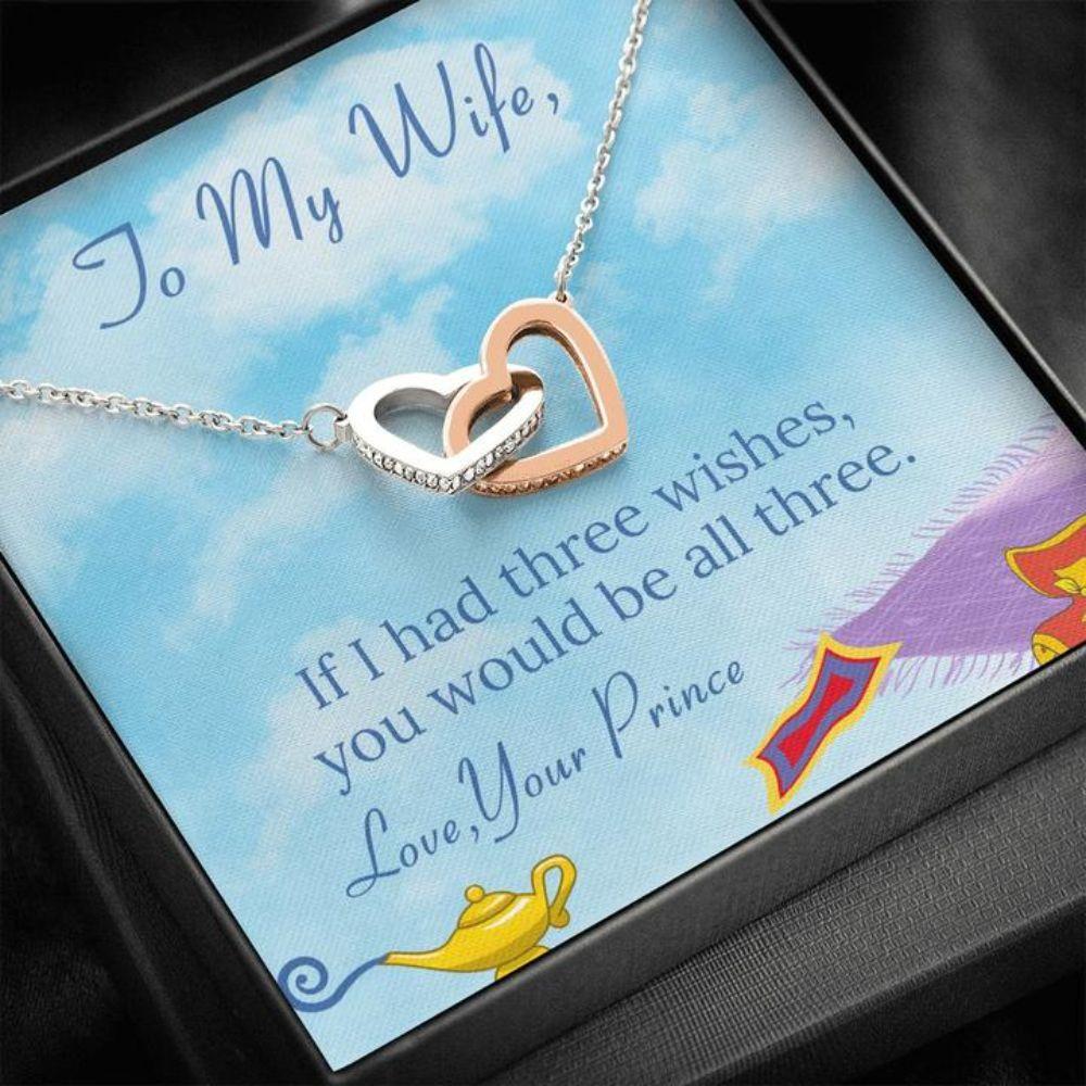 Wife Necklace - Necklace For Wife - To My Wife Genie In A Bottle Gift