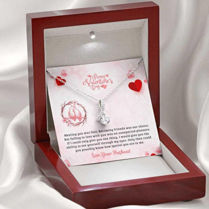 Wife Necklace, To My Wife Valentines Day Necklace Gift, Anniversary Gift, Present For Wife